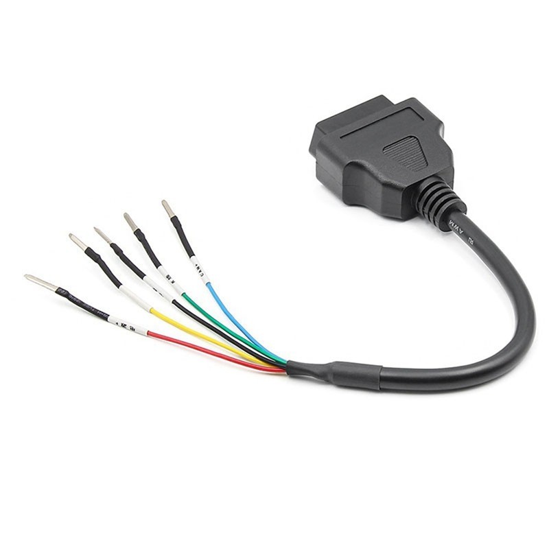 4X 16 Pin OBD OBD2 Female K Line CAN Line Jumper Tester Connector Car ...