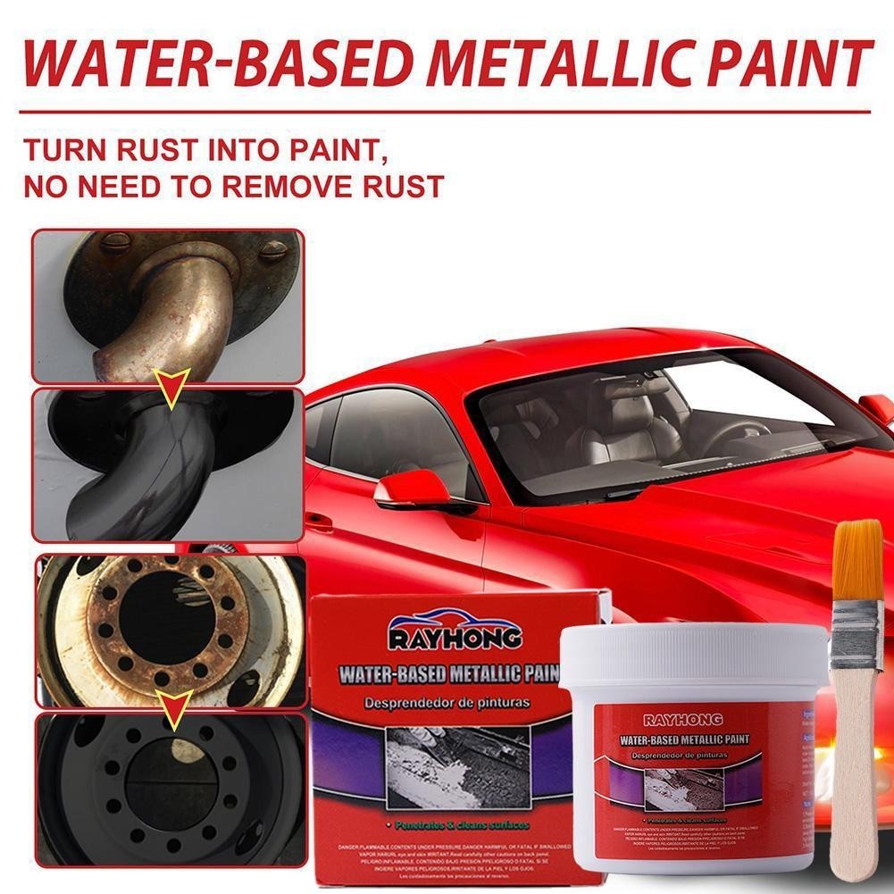 ☪Car Chassis Derusting Gel Paint Water-Based Metal Rust Remover ...