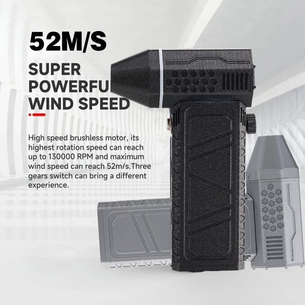 Handheld Brushless Motor Jet Fan 130,000RPM Turbo Fan Adjustable High ...