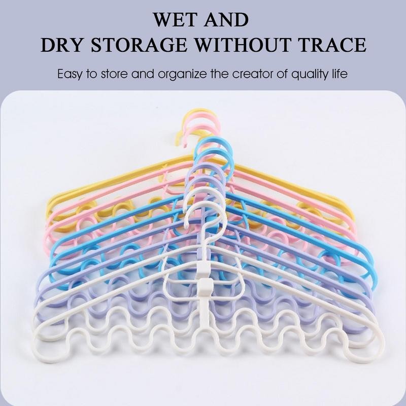 Space-saving hangers Wave hangers Multifunctional clothes hangers for ...