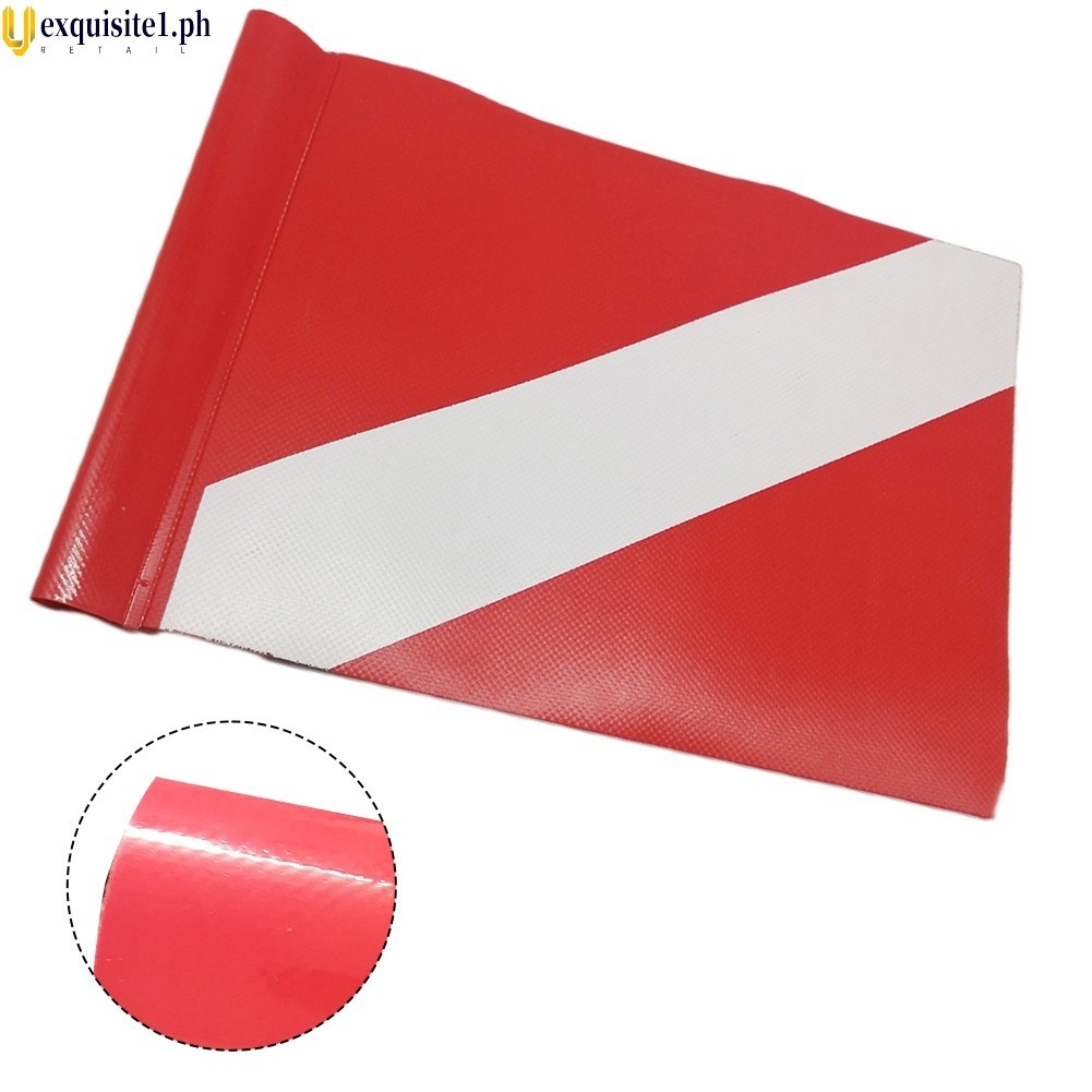 Scuba Diving Flag Pvc Waterproof Scuba Diver Flag Banner Float Flag Red 