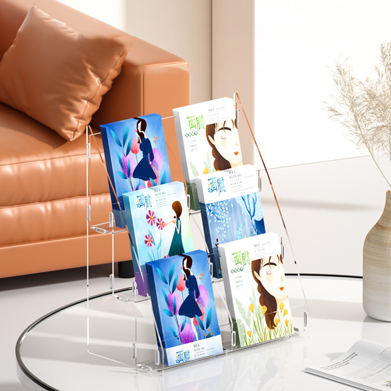 Multi-Layer Transparent Acrylic Mask Display Rack Home Cosmetics ...