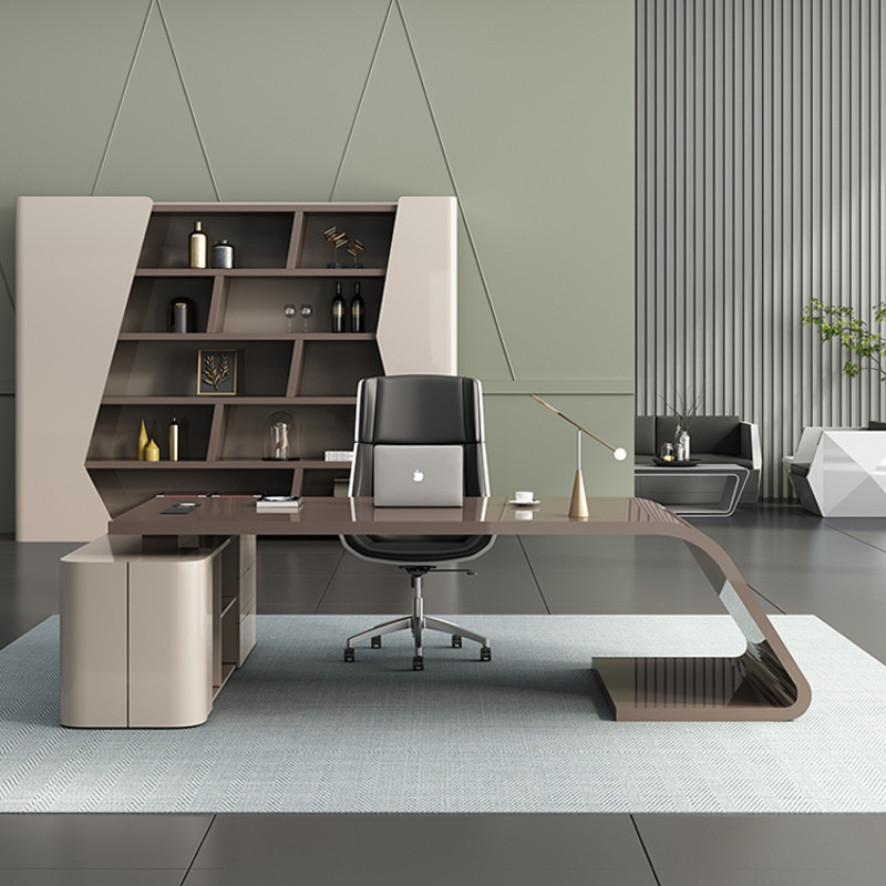 Study L Shaped Office Desks Executive Luxury Ergonomic Gaming Art ...