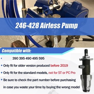 246428 Airless Paint Sprayer Pump Replacement - Compatible With Graco Ultra Max II 390/395/490/495/595 & LineLazer 3400