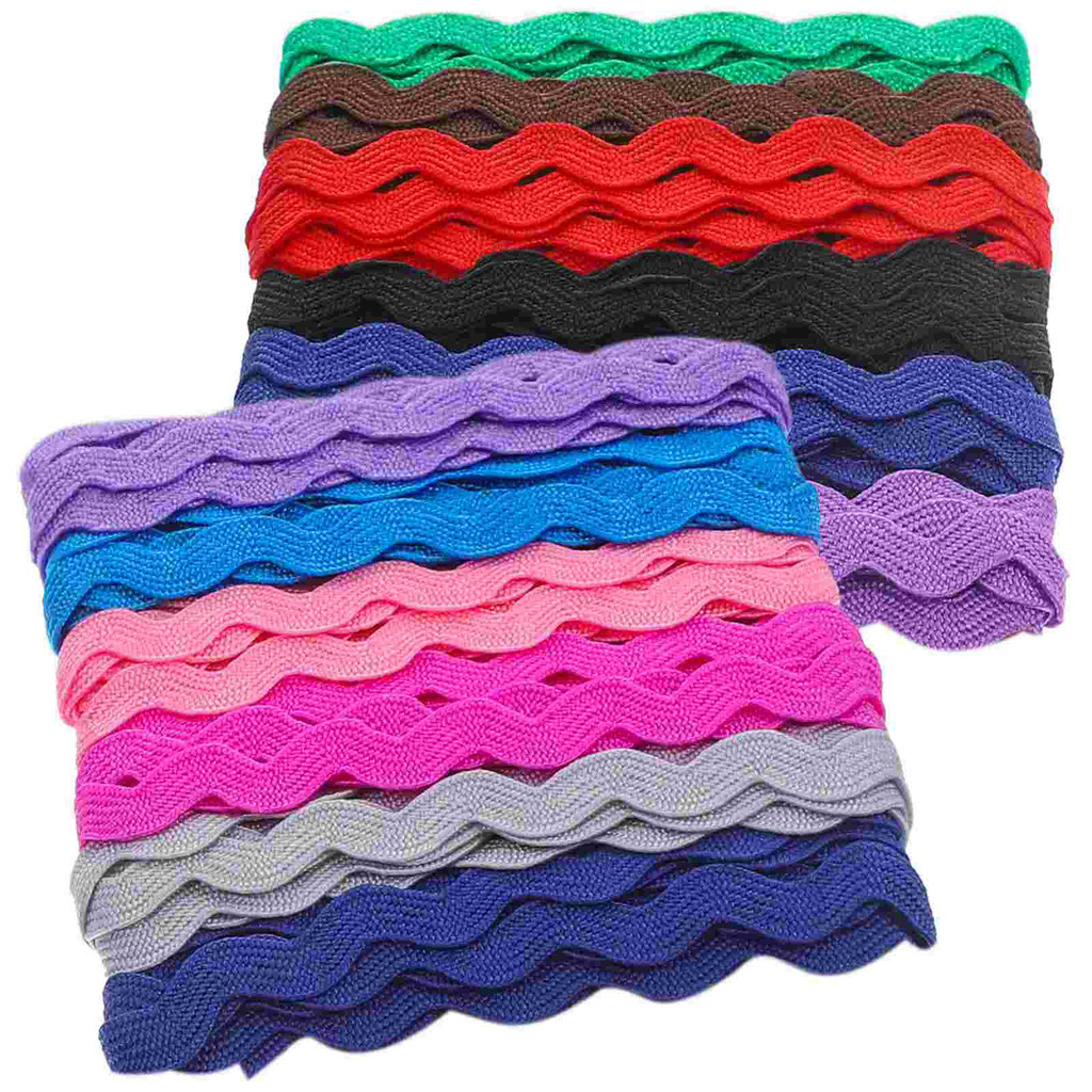 Vintage Decor 2Pcs Rick Rack Trim Ribbons Diy Crafts Polyester Ribbon ...