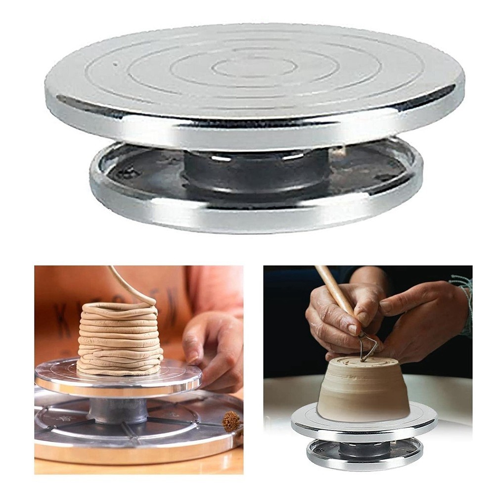 ♟Heavy Duty Sculpting Wheel Turntable Pottery Stand Revolving DIY Tool ...