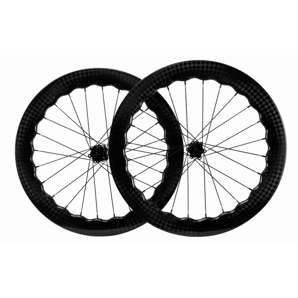 ♠Folding Bicycle Sawtooth Carbon Wheels 20 Inch 406 Disc Brake 11Speed ...