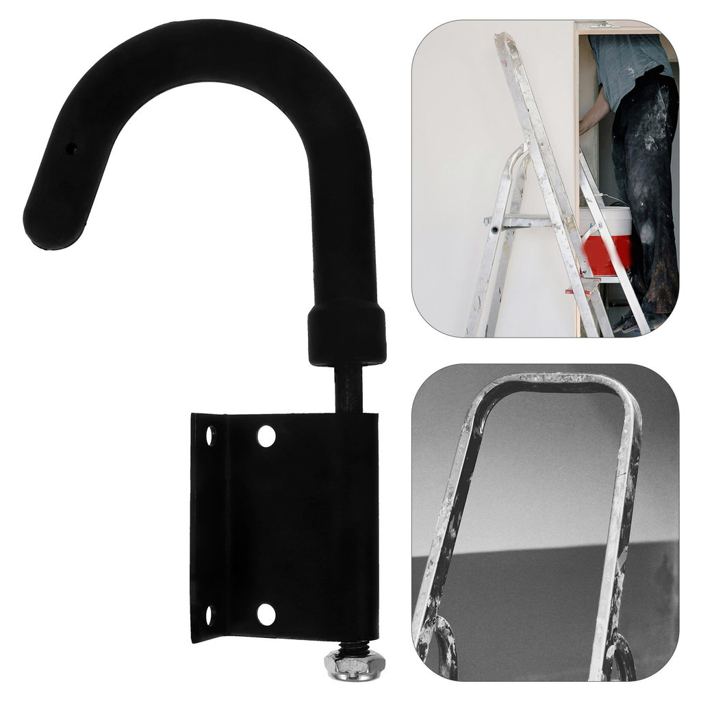 2Pcs Heavy Duty Ladder Roof Hook Extension Ladder Stabilizer Wall Mount