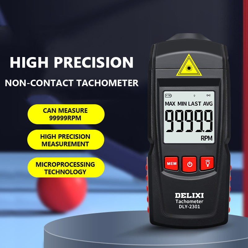 Motor tachometer tester infrared non-contact tachometer laser measuring ...