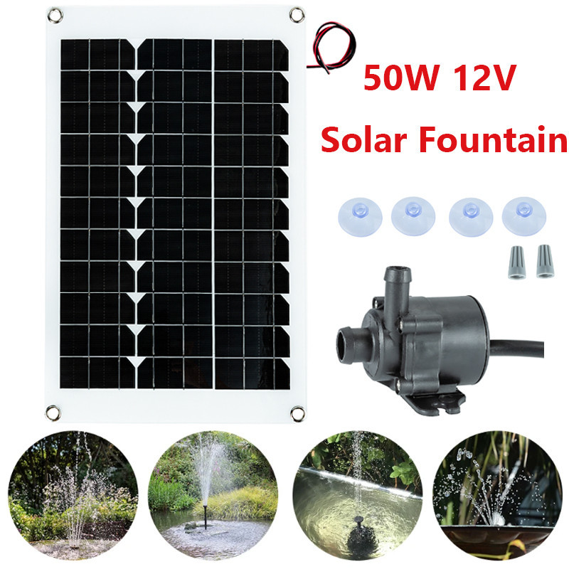 Zeroupshop Solar Panel Water Pump System 6 W 9 V With 12V