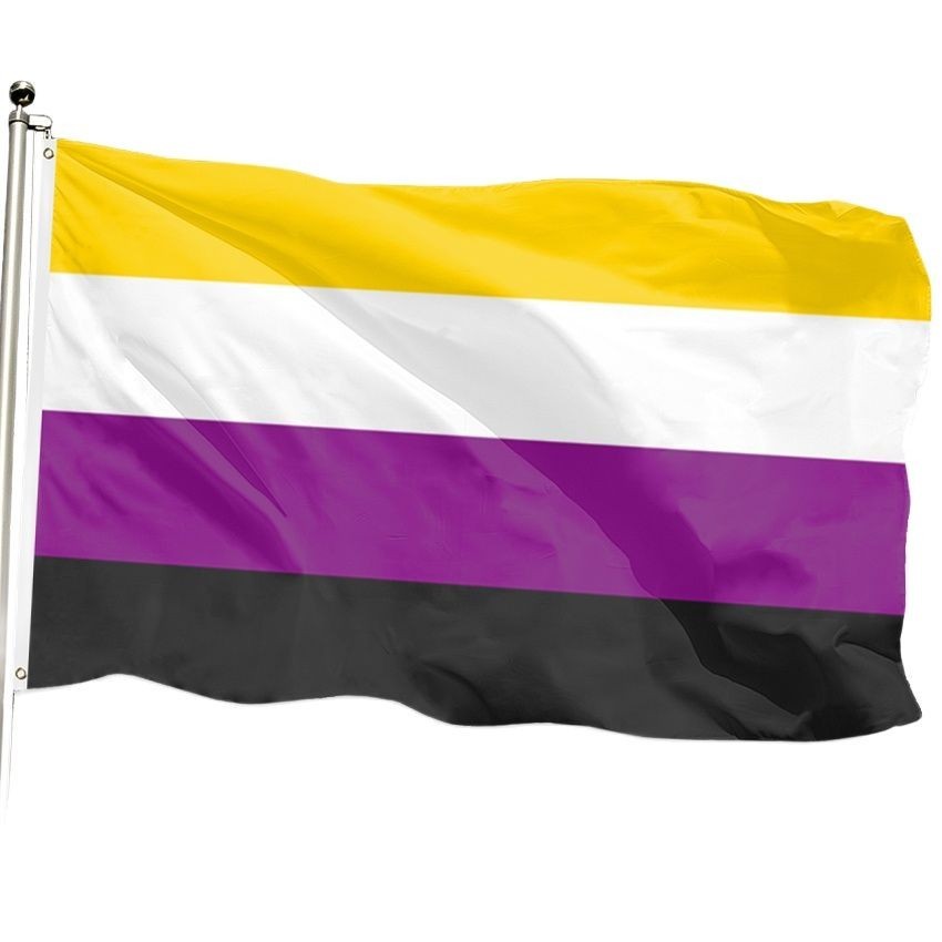 ☃3x5ft Non-Binary Pride Flag NB Pride Genderqueer Flag Pride Month ...