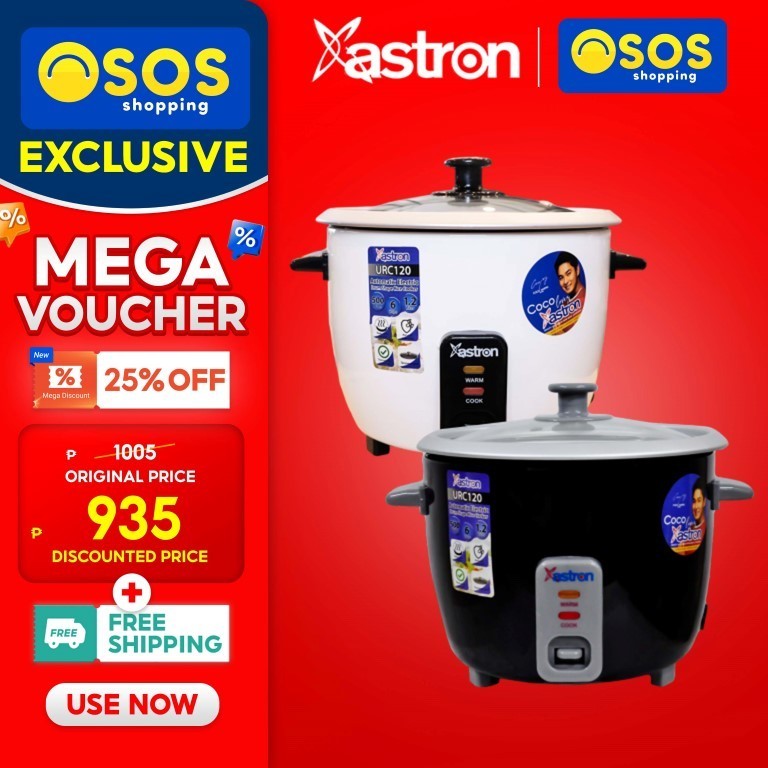 Astron Original Automatic Electric Drum Shape Rice Cooker 1.2L | 6 Cups ...