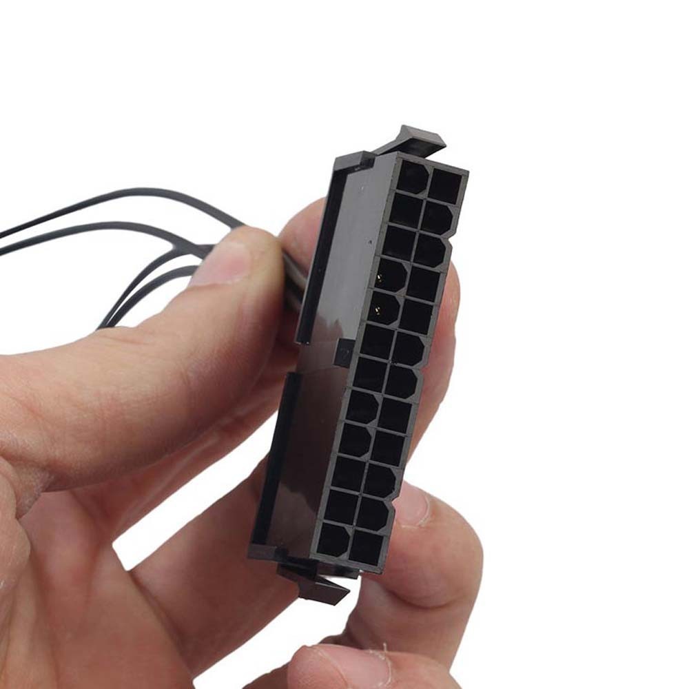 유ATX ADD2PSU Riser Sync Starter Dual PSU Extension Cable 24Pin Power ...
