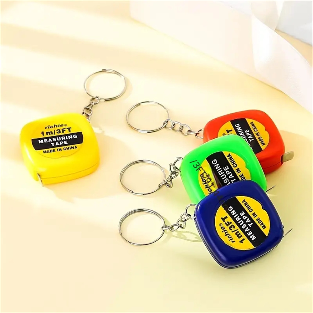 1pcs Retractable Soft Ruler Tape Measure With Keychain Mini Portable ...
