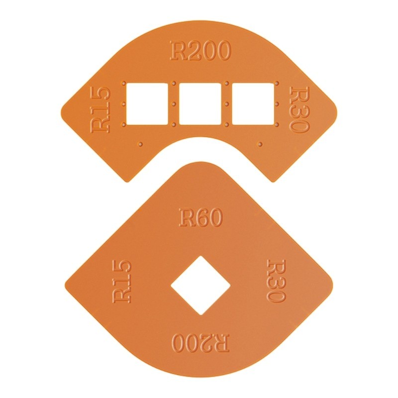 Radius Jig Router Templates Radius Corner Radius Routing Templates