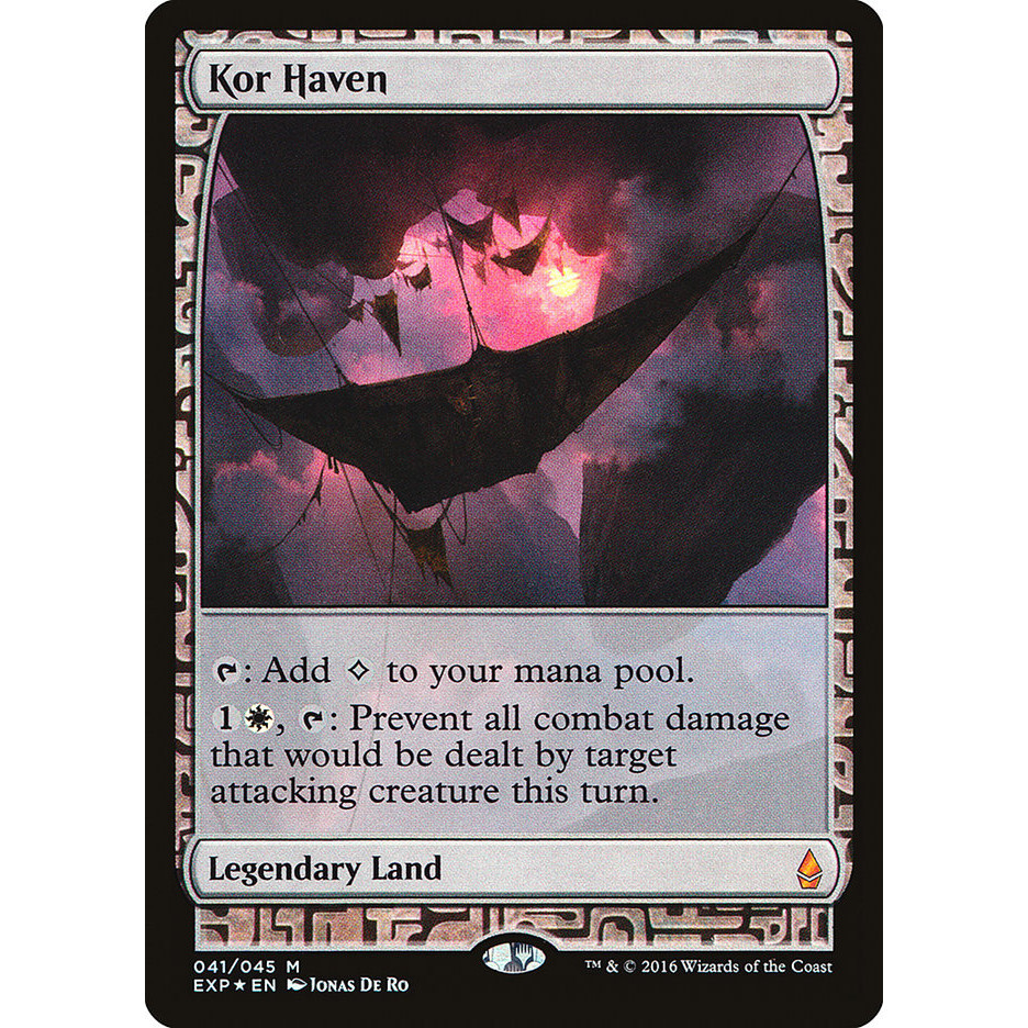 MTG Proxy Card - Kor Haven (Foil) | Zendikar Expeditions (EXP) | Shopee ...