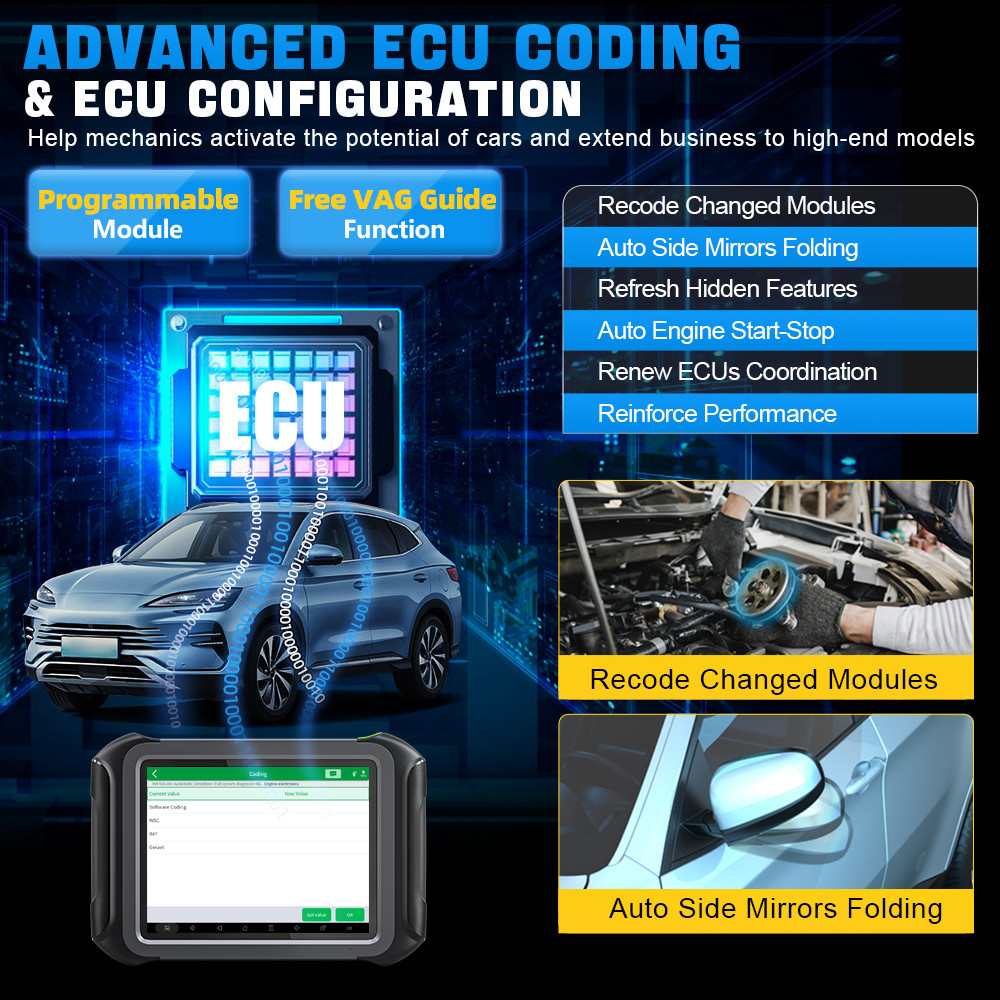 XTOOL D9EV Energy Vehicles Diagnostic Tools For Tesla For BYD With ...