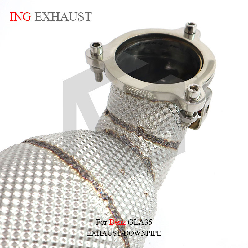ING High Performance Ss304 Cataly Header Downpipe for Mercedes BENZ ...