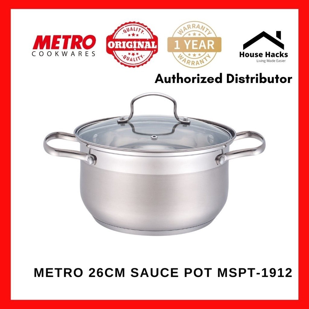 Metro 26CM Sauce Pot MSPT-1912 (House Hacks) | Shopee Philippines