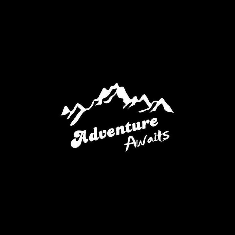 Mountain Adventure Awaits Art Car Window Bumper Vinyl JDM Sticker Vinyl ...