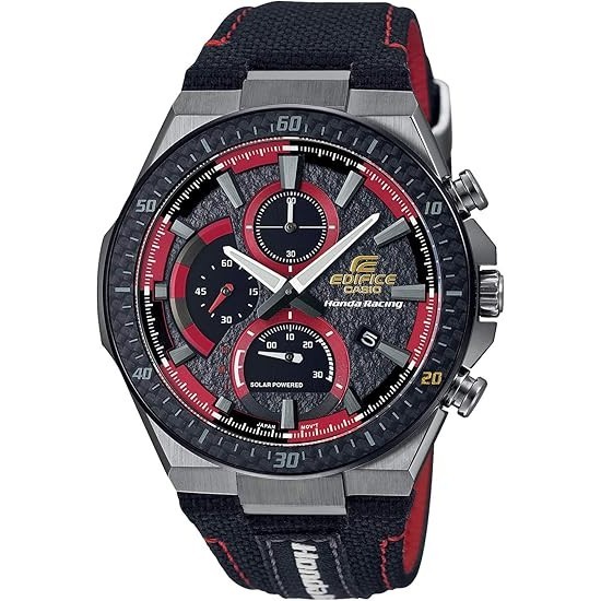 [Casio] EDIFICE Watch, Genuine Honda Racing Limited Edition, Solar, EFS ...