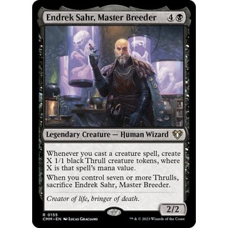 Endrek Sahr, Master Breeder Commander Masters JAP CMM MTG Magic the ...