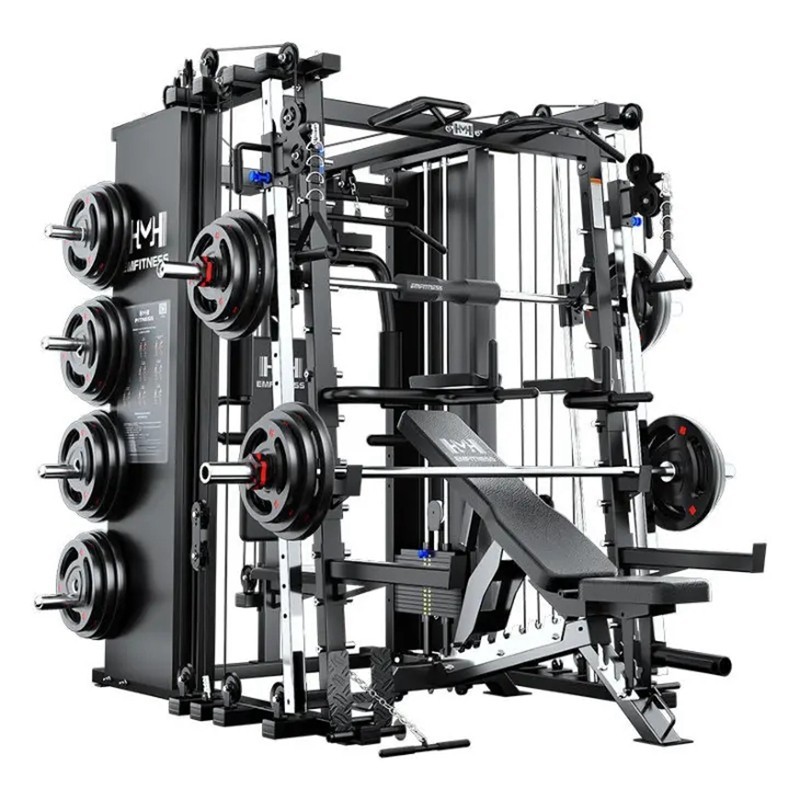 Smith Machine Multi Function Sports Gym Fitness Cable Crossover ...