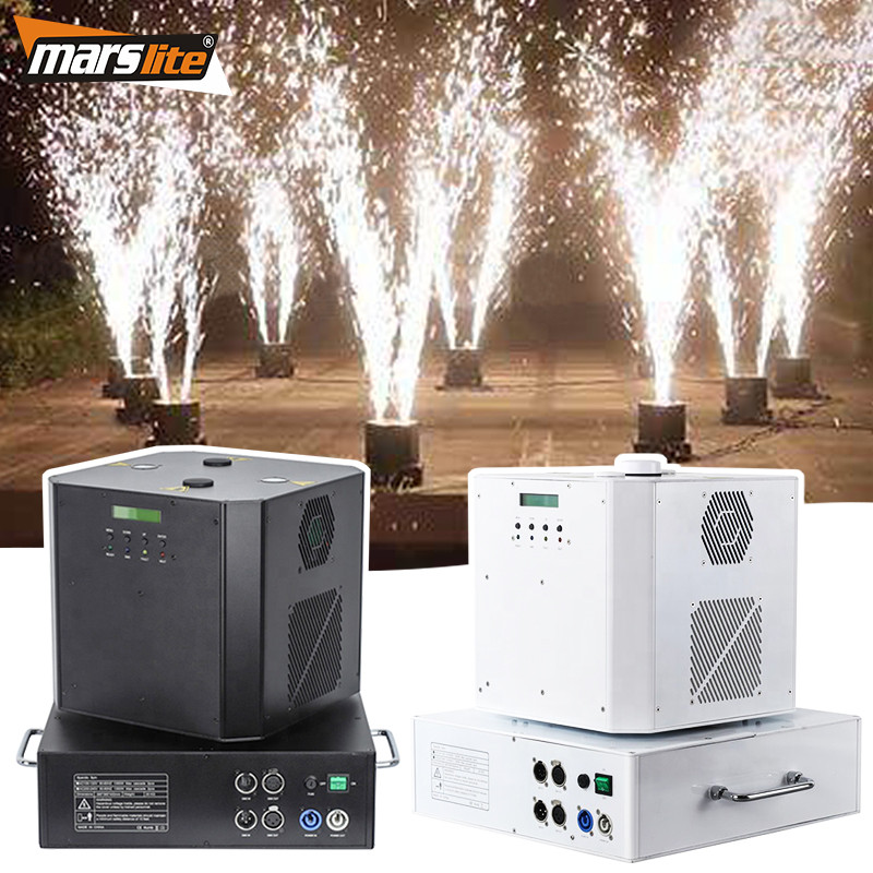 ☟1300W Dual Head Rotation Cold Spark Machine Wedding Fireworks Flame ...