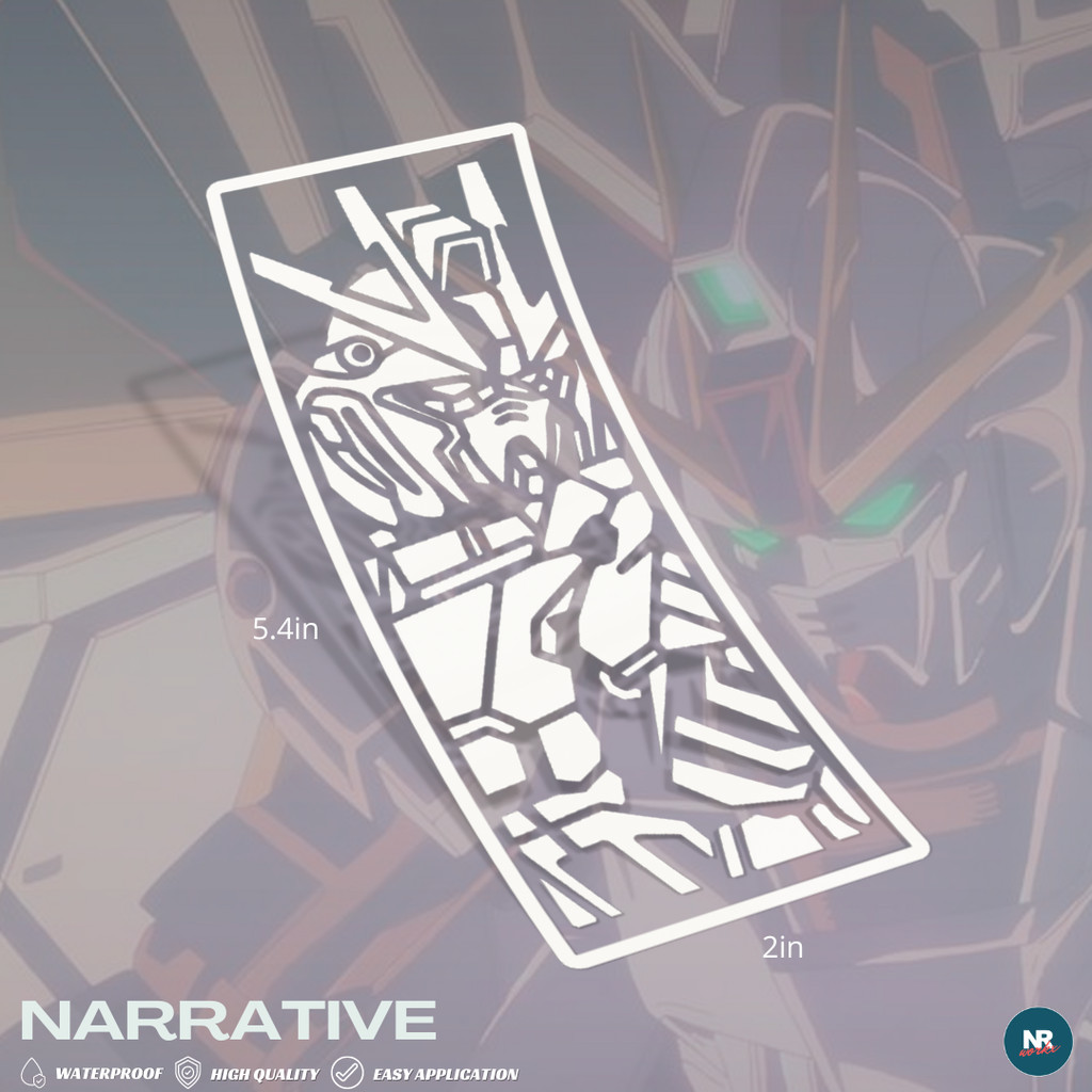 Narrative Gundam Gundam Gunpla Vinyl Decal Anime Sticker | Shopee ...