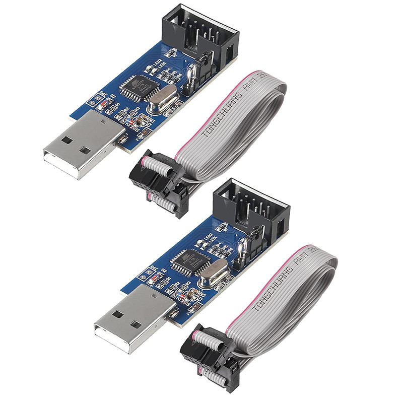 ⚡1 PCS 51 AVR programmer ISP USBASP downloader USBISP download line