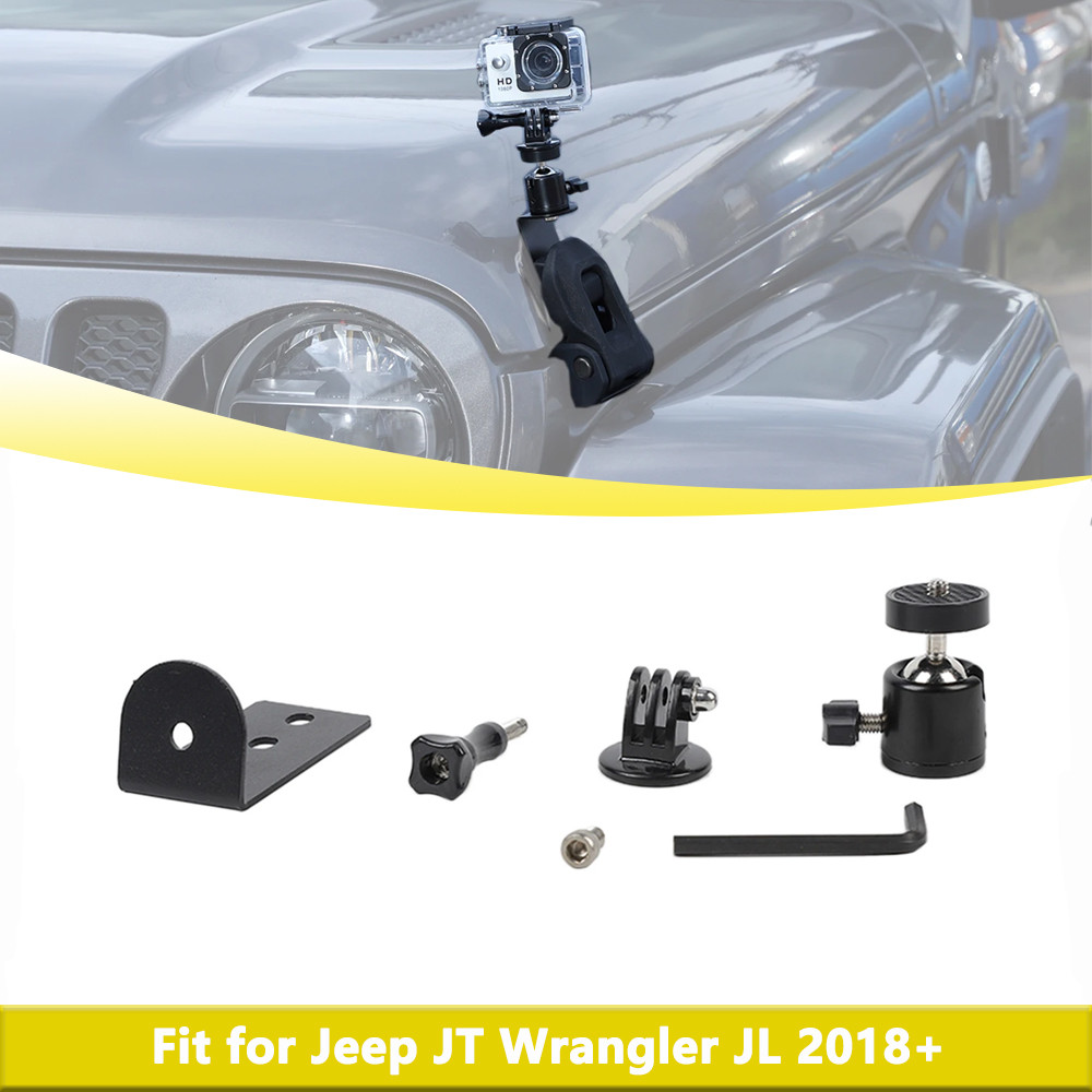 Car Engine Hood Gopro Mount Bracket Sports Camera Holder for Jeep