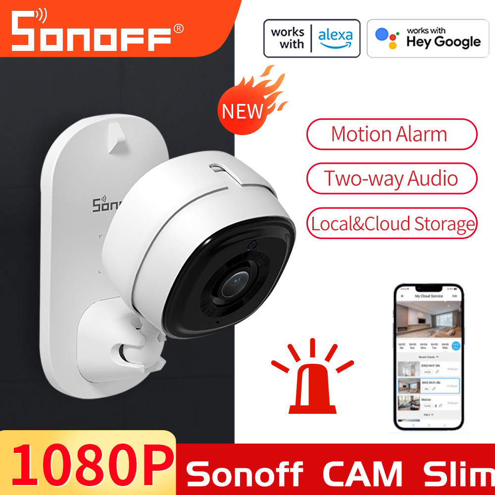 ️SONOFF CAM Slim FHD 1080P Smart Home Security Camera TwoWay Audio