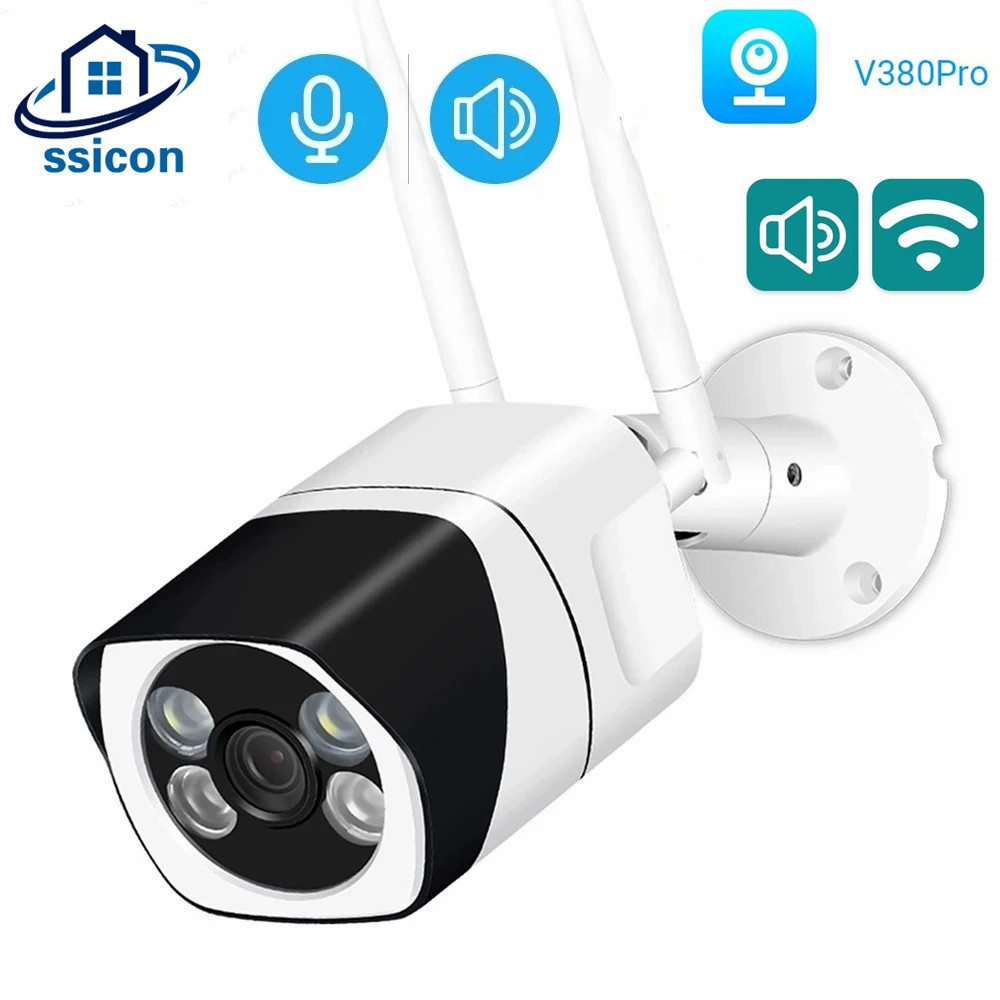 V380 Pro 3MP Bullet WIFI IP Camera Outdoor Two Ways Audio Smart Home