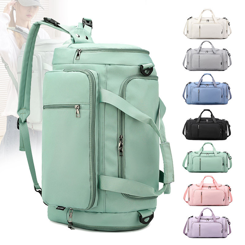 Fitness Bags Dry Wet Separation Exercise Yoga Bag Large Capacity Travel ...