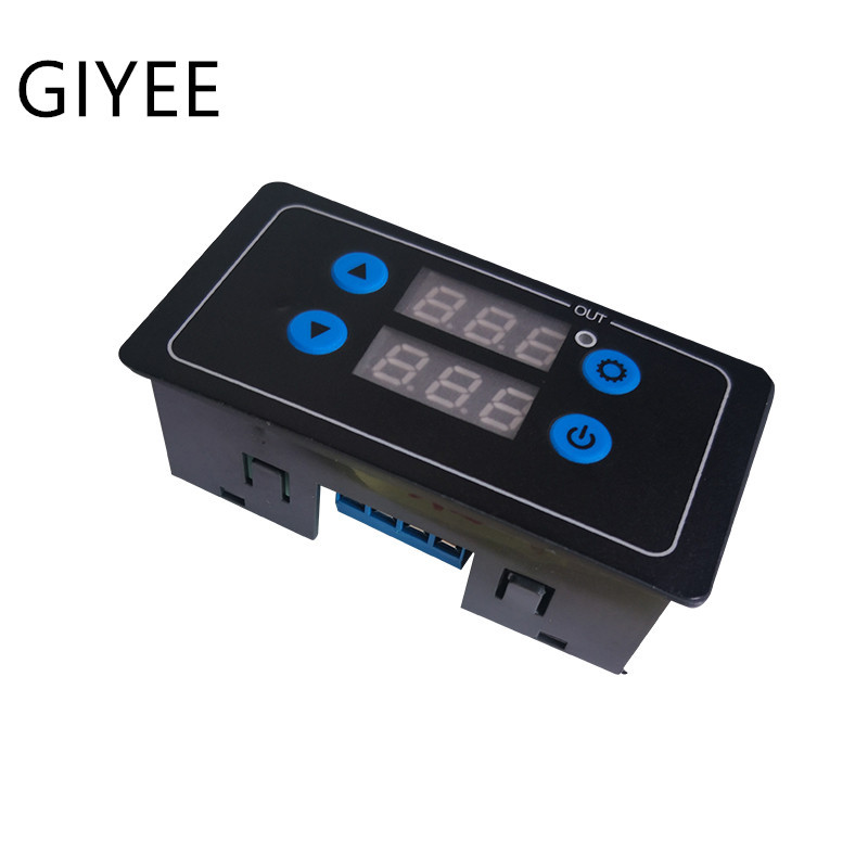 ☪220V 24V12V 5V time relay module dual screen delay board digital ...