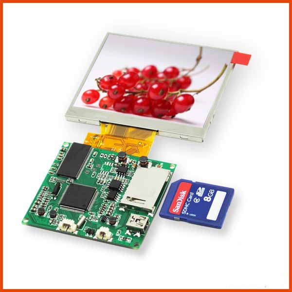 ⋌3.5 inch with SD card Storage function TFT screen module 320 x 240 LCD ...