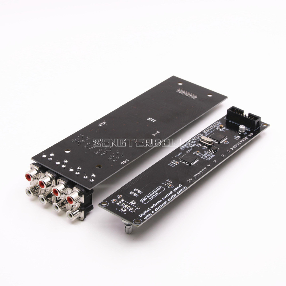 CS3310 Remote Preamplifier Board With VFD Display 4-way Input HiFi ...