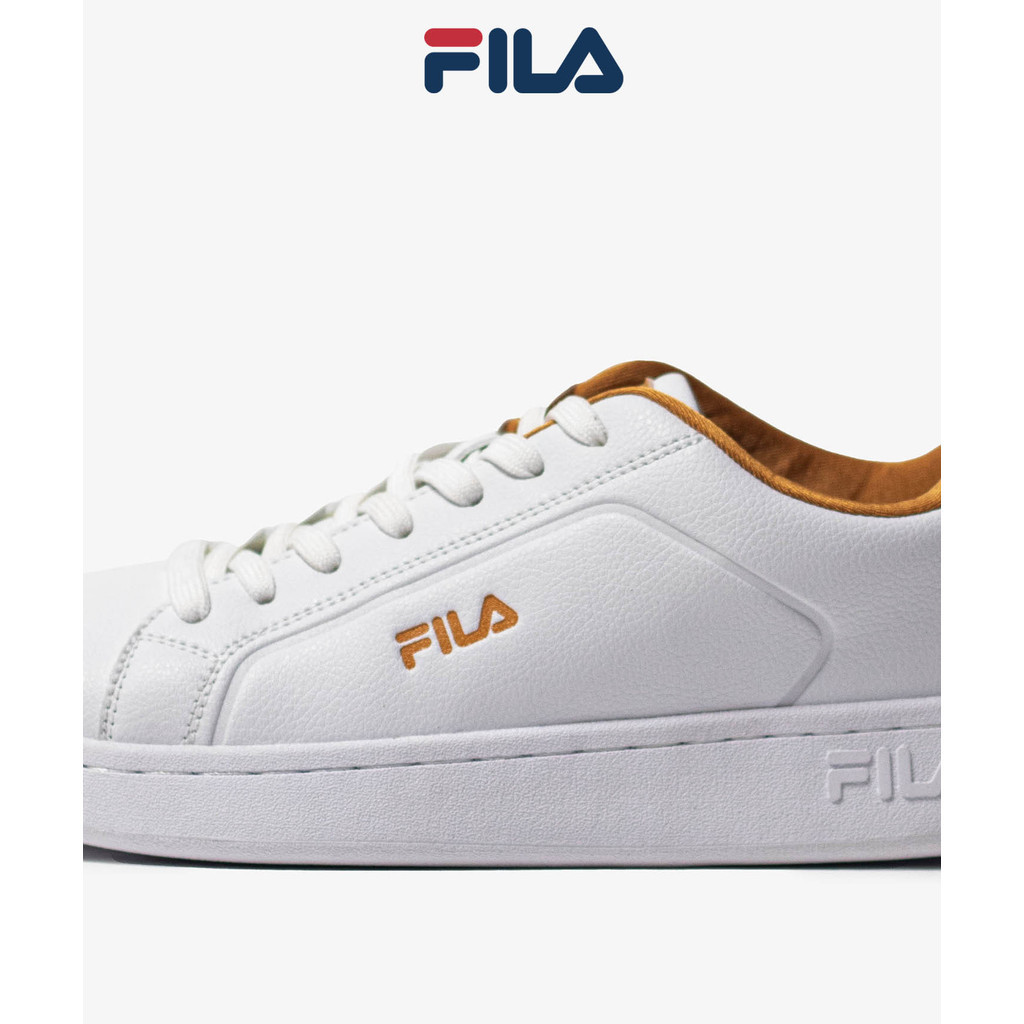 Fila Women s Heritage Giovane 2 LS White Gold Sneakers Shopee Philippines