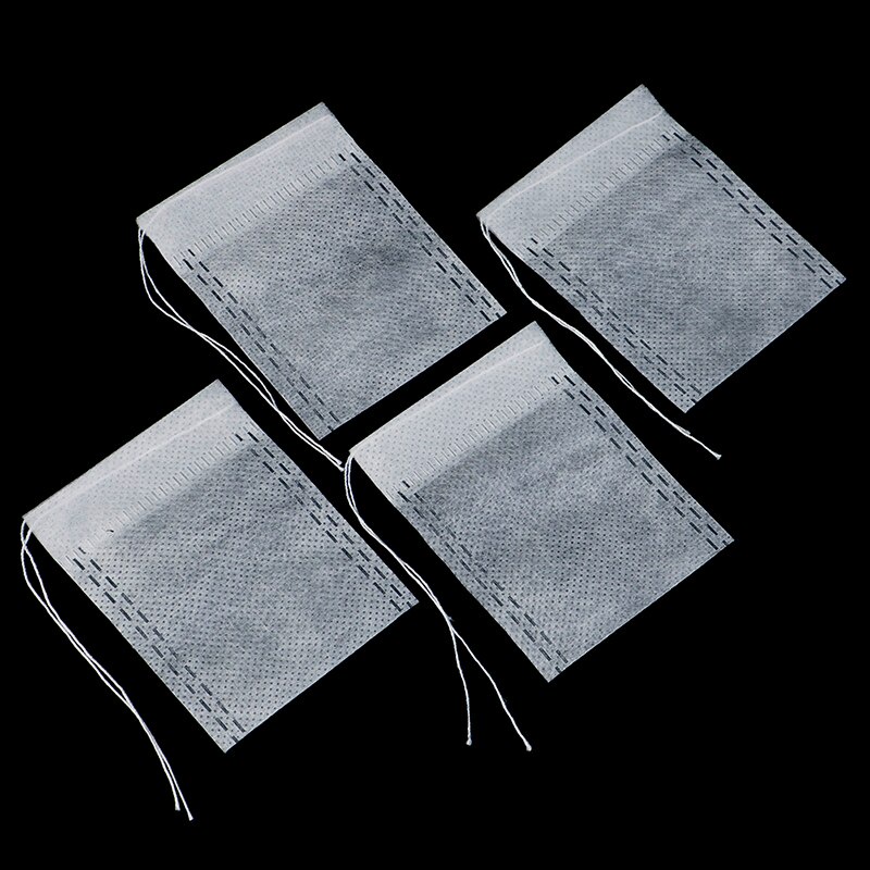 100Pcs/Lot Tea Bags Empty Scented Drawstring Pouch Bag 5.5*7cm Seal ...