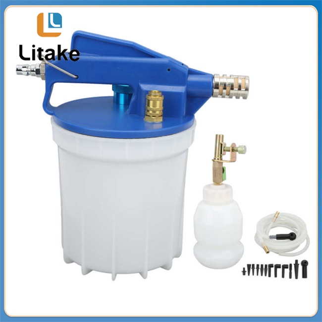 Litake 2l Vacuum Brake Bleeder Kit Pneumatic Explosionproof Shunt