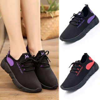 ๑☽bestseller women's rubber breathable sneakers shoes | Shopee Philippines