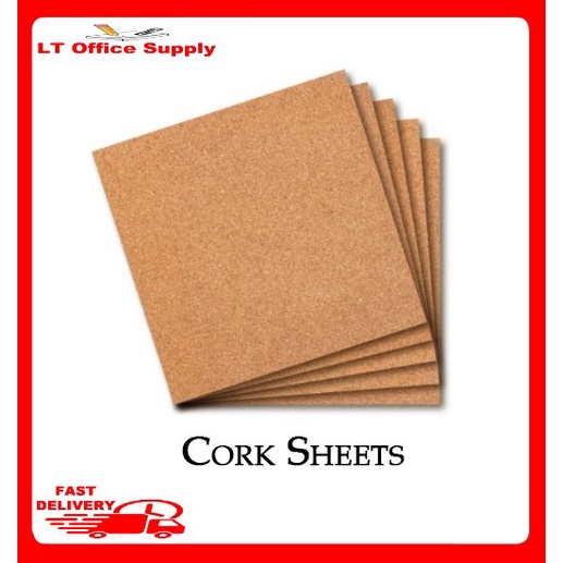 Cork Sheet Cork Board Thick (DIY Cork Board) Shopee Philippines