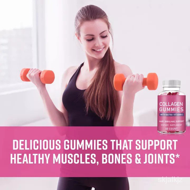 Collagen Gummies( Glutathione collagen)with Vitamins C & Biotin Skin