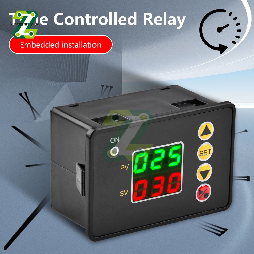 T2310 DC 12V 24V AC 110V 220V Programmable Digital Time Delay Switch