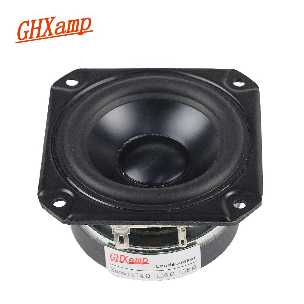 GHXAMP 3 INCH Bass Full Range Speaker Center Woofer 4OHM Waterproof ...