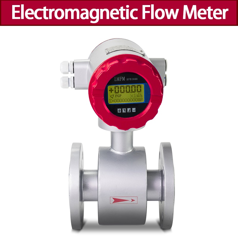 Smart Magnetic Flowmeter Gigital Water Flow Meter Waste Water Slurry ...