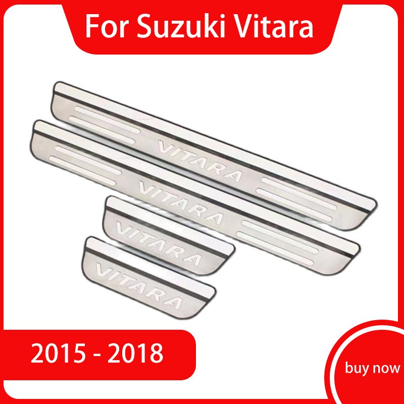 Car styling Stainless Steel car external Scuff Plate/Door Sill Door