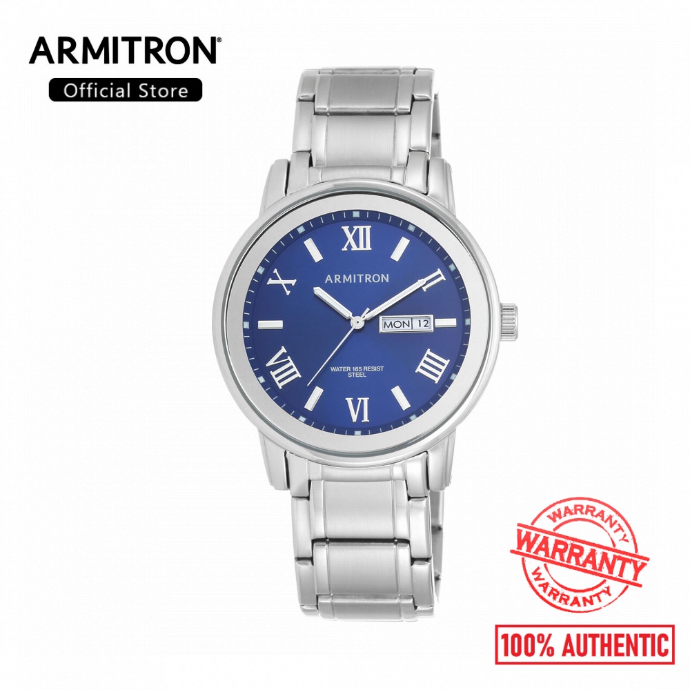 Armitron Silver Stainless Steel Bracelet Analog Watch AR 20 4935BLSV Shopee Philippines