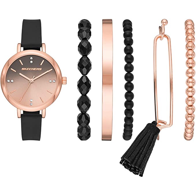Skechers rose gold watch clearance