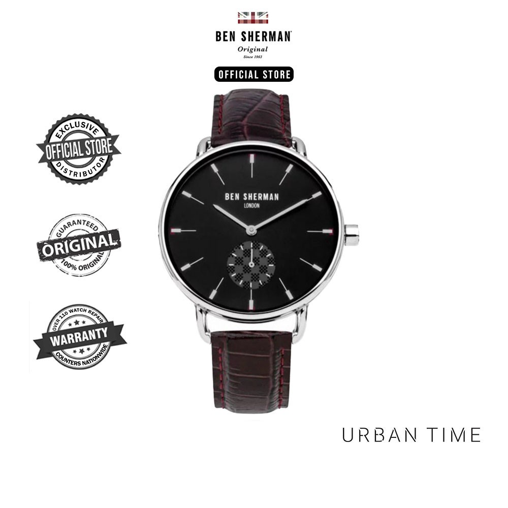 Ben Sherman Brighton Professional Brown Leather Analog Watch WB063BBR Shopee Philippines